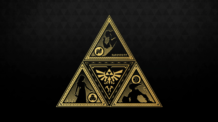 The Legend of Zelda Triforce Symbols and Characters