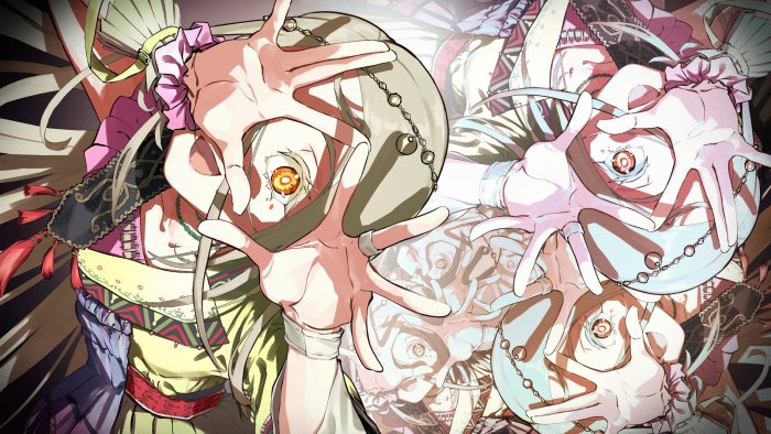 Touhou Project characters with hands reaching out