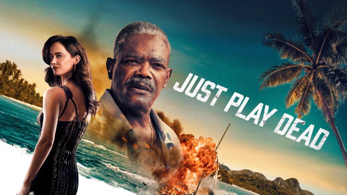 Eva Green and Samuel L. Jackson in Just Play Dead movie poster