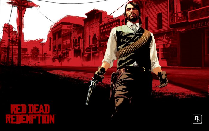 Red Dead Redemption John Marston with Gun