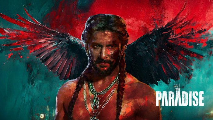 The Paradise Movie Poster with Man and Wings
