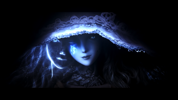 Melina from Elden Ring with glowing eye