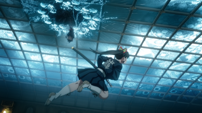 Kanao Tsuyuri in action, Demon Slayer