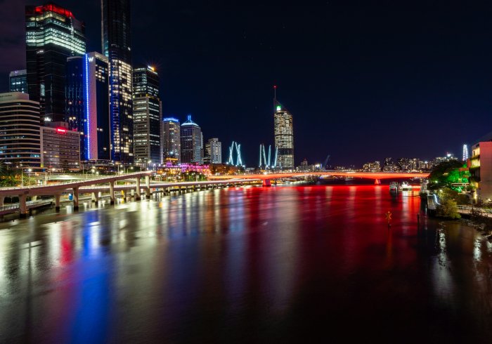 Brisbane City Skyline at Night