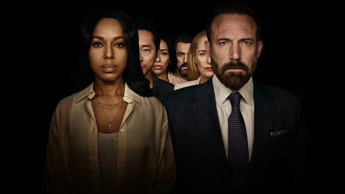 Kerry Washington and Ben Affleck in "Animals"