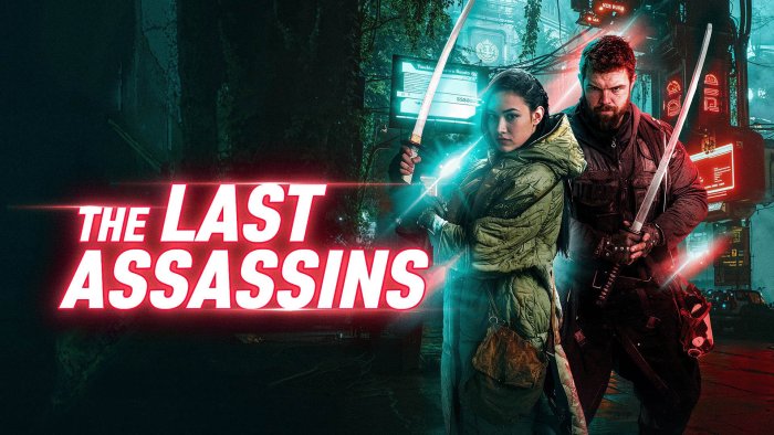 The Last Assassins movie poster with two characters