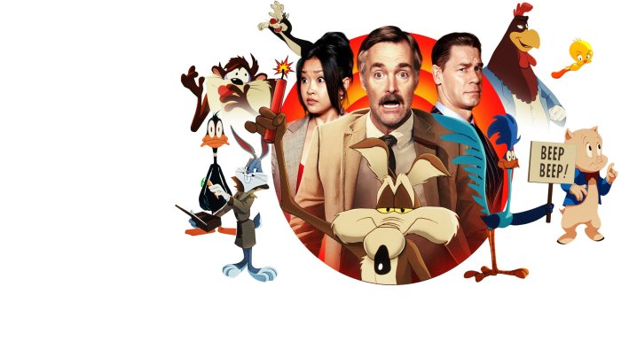 Coyote vs. Acme movie poster with Looney Tunes characters