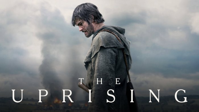 The Uprising movie poster with man and smoke