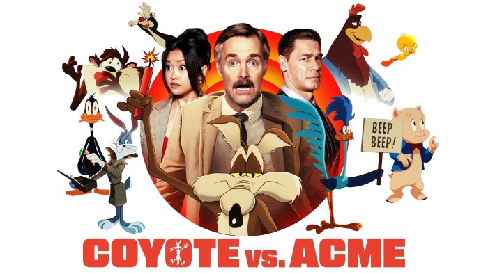Coyote vs. Acme Movie Poster with Looney Tunes Characters