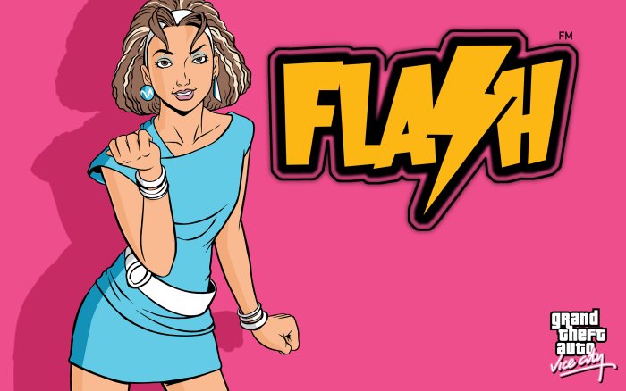 Flash FM character from Grand Theft Auto: Vice City