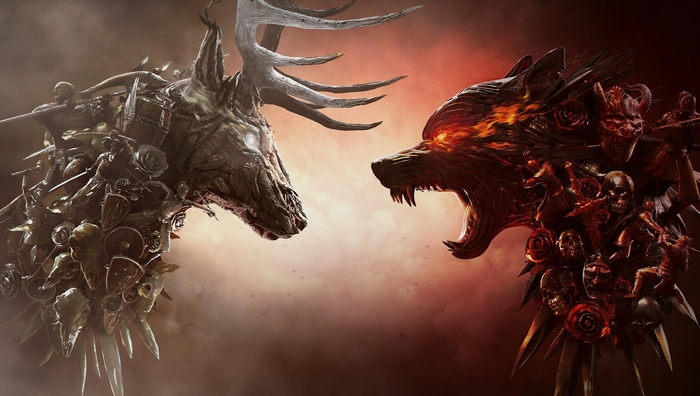 For Honor 4K: Deer vs. Wolf