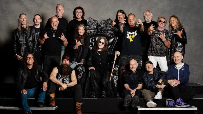 Heavy Metal Legends Posed Together