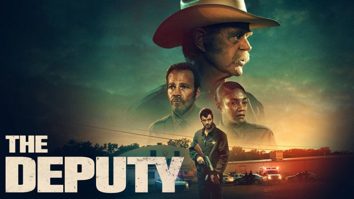 The Deputy movie poster with law enforcement officers