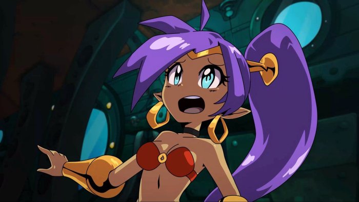 Shantae from Shantae series in anime style