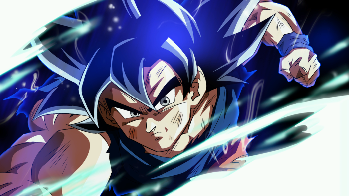 Goku in Ultra Instinct form from Dragon Ball Super