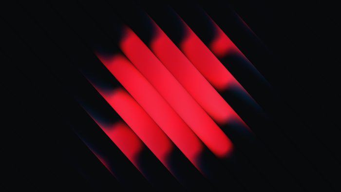 Diagonal Red Stripes on Black Background