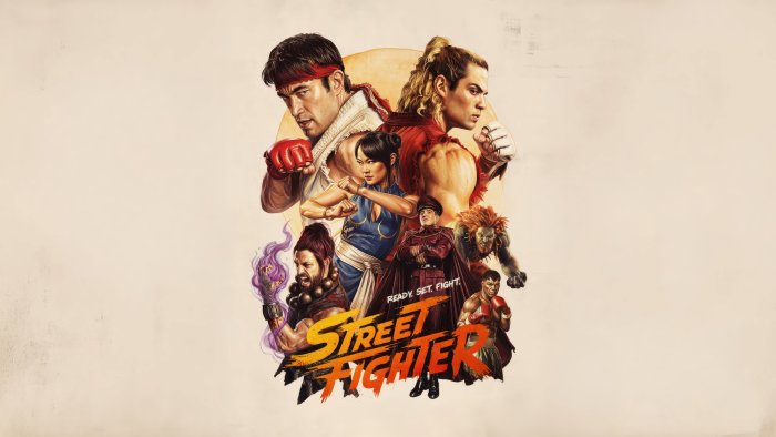 Street Fighter characters poster