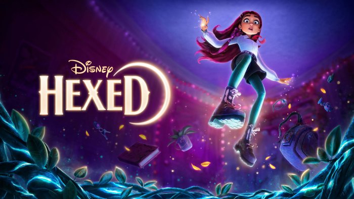 Hexed Disney Movie Poster with a Young Witch