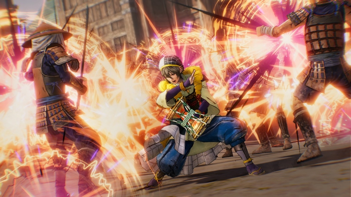 Samurai Warriors 5 characters in battle