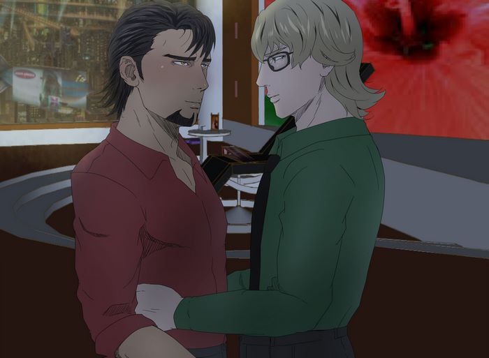 Kotetsu T. Kaburagi and Barnaby Brooks Jr. from Tiger and Bunny