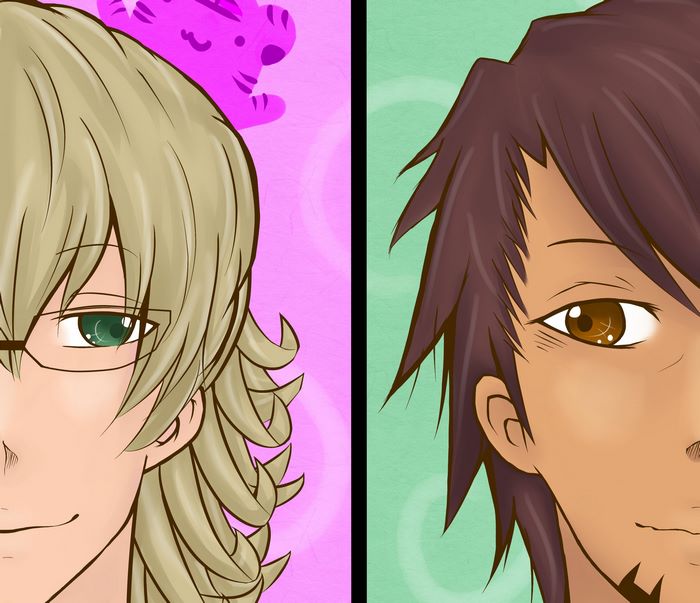 Barnaby Brooks Jr. and Kotetsu T. Kaburagi from Tiger and Bunny