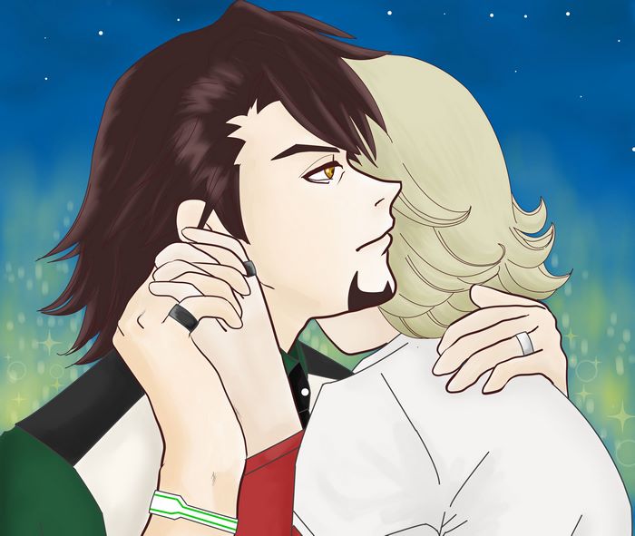 Barnaby Brooks Jr. and Kotetsu T. Kaburagi from Tiger and Bunny