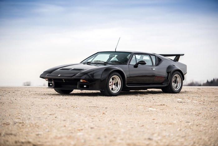 Black 1980 De Tomaso Pantera GT5 Sport Car