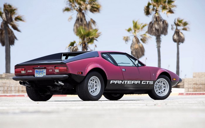 1974 De Tomaso Pantera GTS parked outdoors