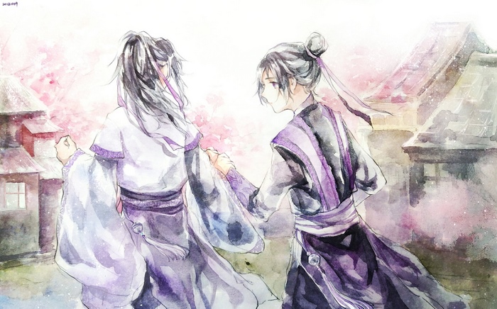 Wei Ying and Jiang Cheng from Mo Dao Zu Shi