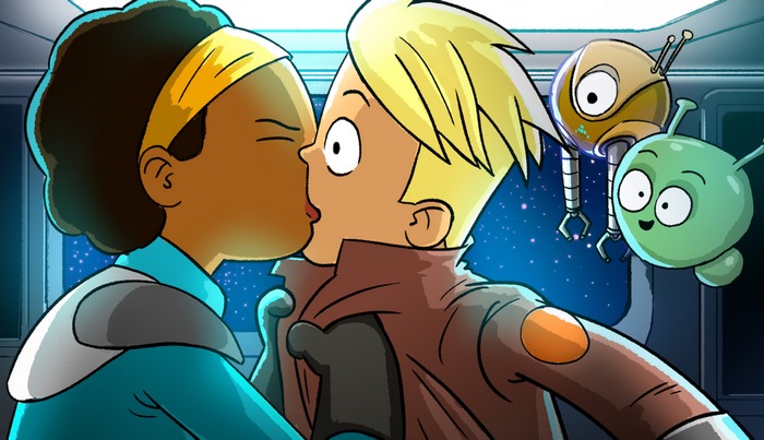 Quinn Airgon and Gary Goodspeed Kiss Final Space