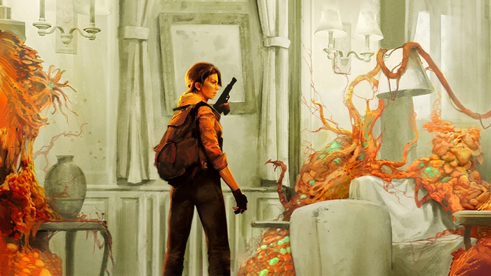 Alyx Vance in Xen Flora Infested Hotel