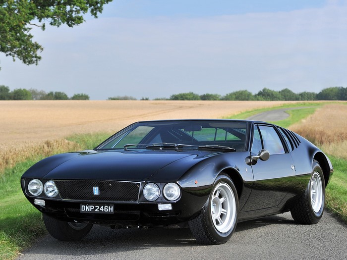 Black 1967 De Tomaso Mangusta Coupe