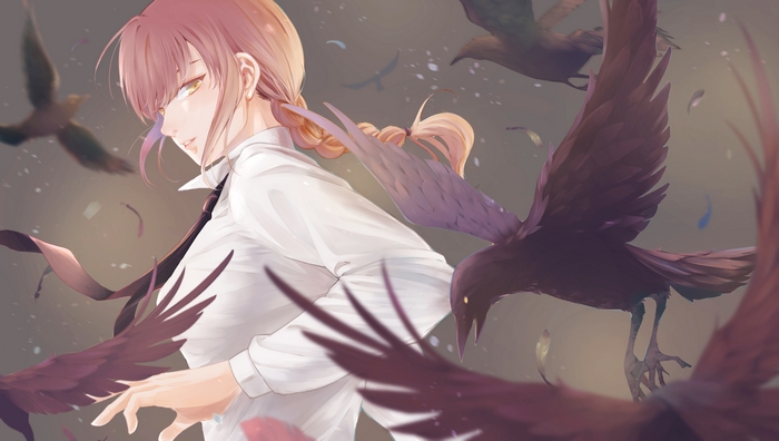 Makima Chainsaw Man 4K Art