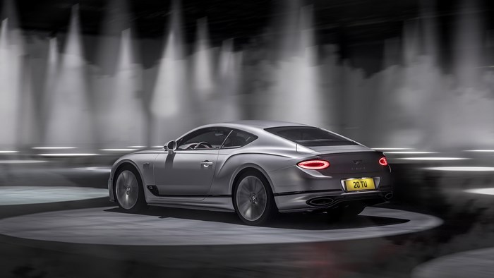 Silver Bentley Continental GT Speed 4K