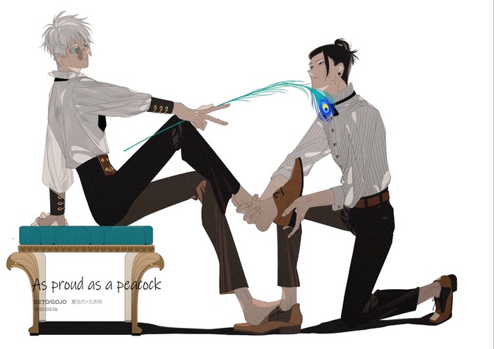 Satoru Gojo and Suguru Geto from Jujutsu Kaisen