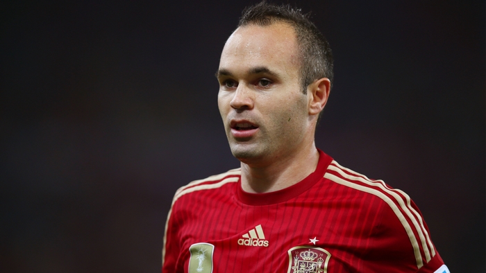 Andrés Iniesta of Spain National Football Team