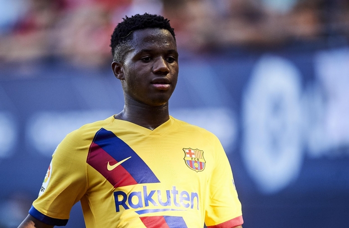 Ansu Fati of FC Barcelona