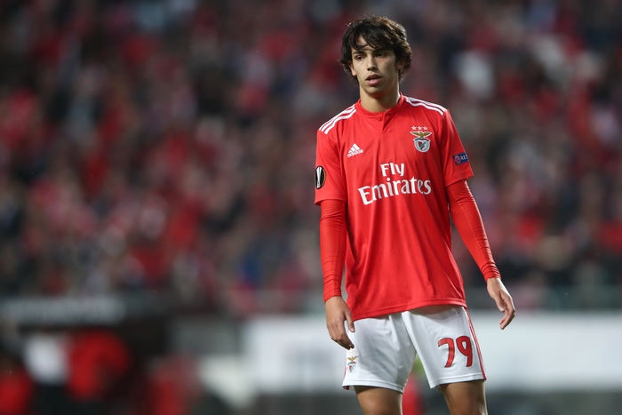 Joao Felix in Benfica soccer uniform