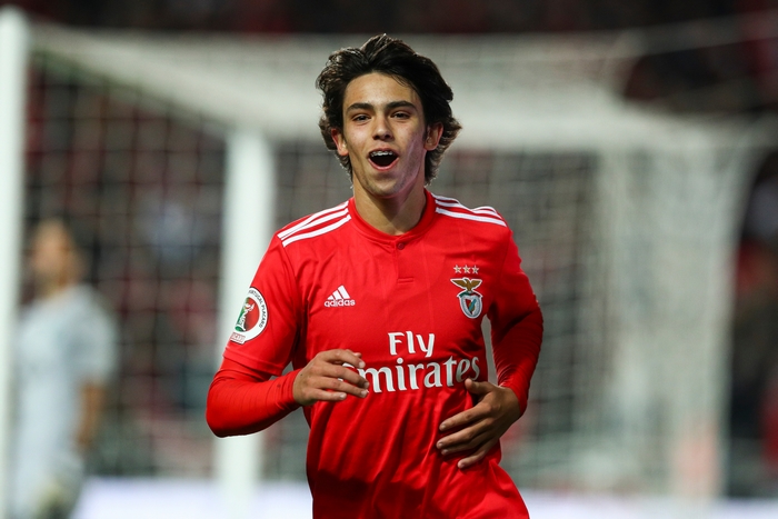 Joao Felix in Benfica soccer jersey