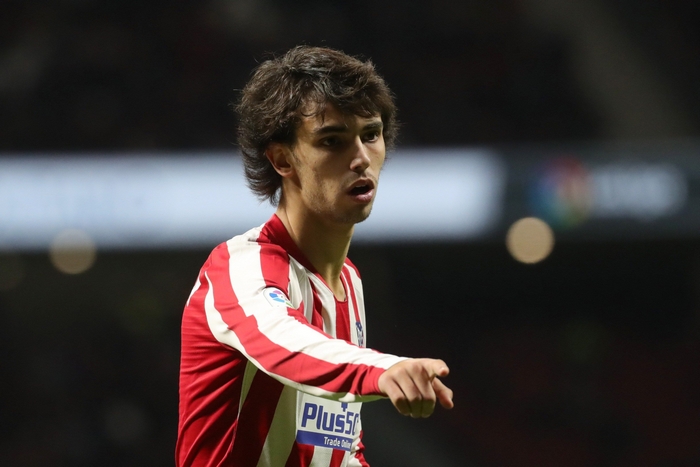 Joao Felix in Atletico Madrid Jersey