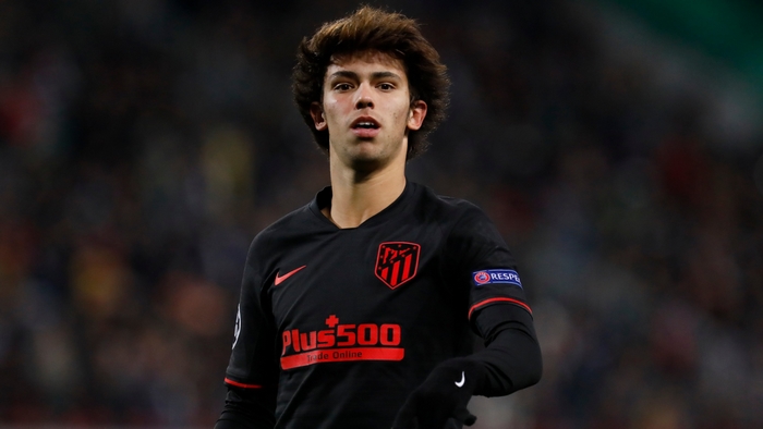 Joao Felix in Atletico Madrid soccer jersey