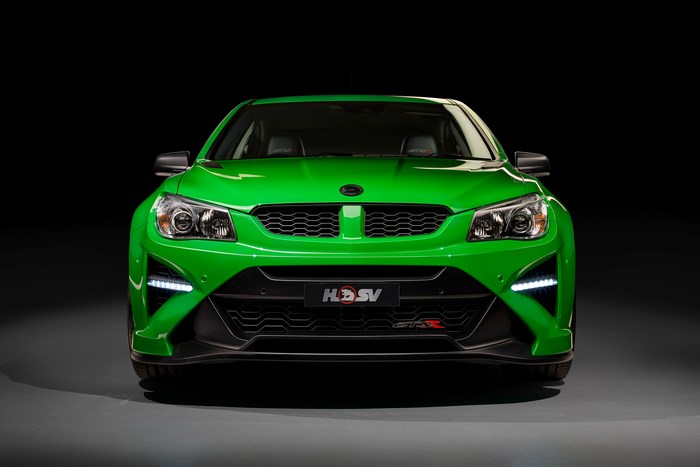 Green Holden HSV GTSR Front View