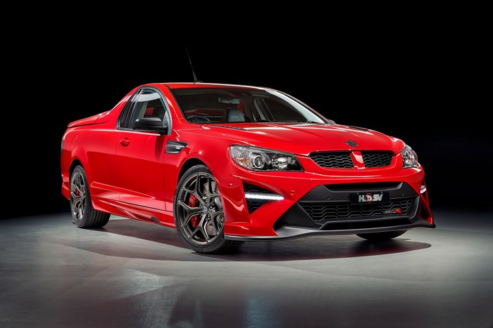 Red Holden HSV GTSR Maloo Ute
