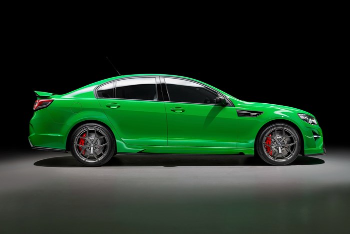Green Holden HSV GTSR Sedan