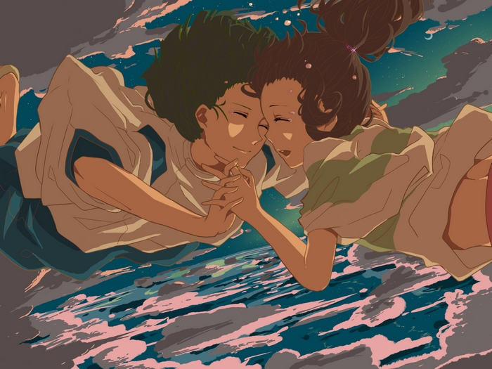 Chihiro and Haku from Spirited Away