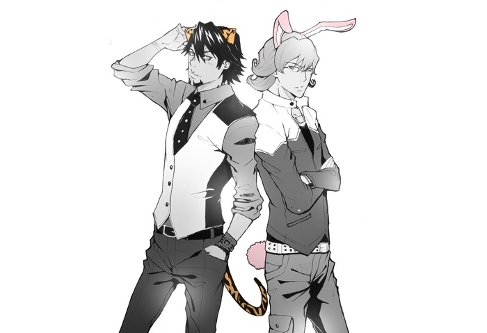 Barnaby Brooks Jr. and Kotetsu T. Kaburagi from Tiger and Bunny