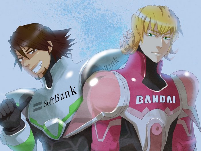 Barnaby Brooks Jr. and Kotetsu T. Kaburagi from Tiger and Bunny