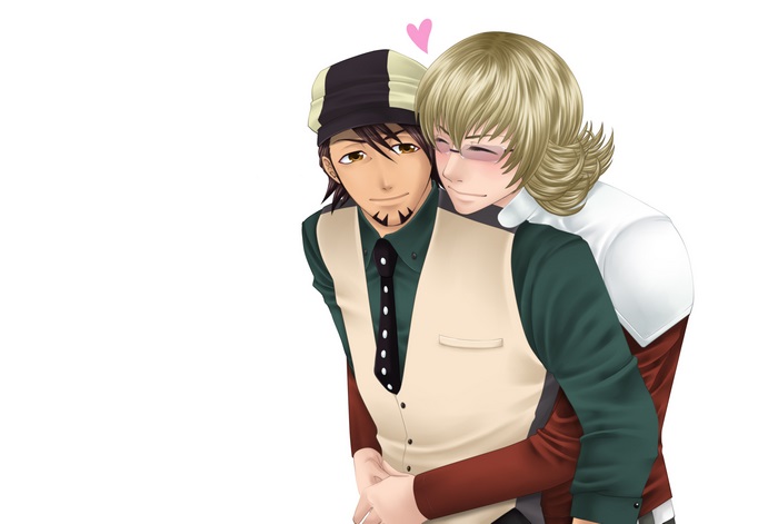 Kotetsu T. Kaburagi and Barnaby Brooks Jr. from Tiger and Bunny