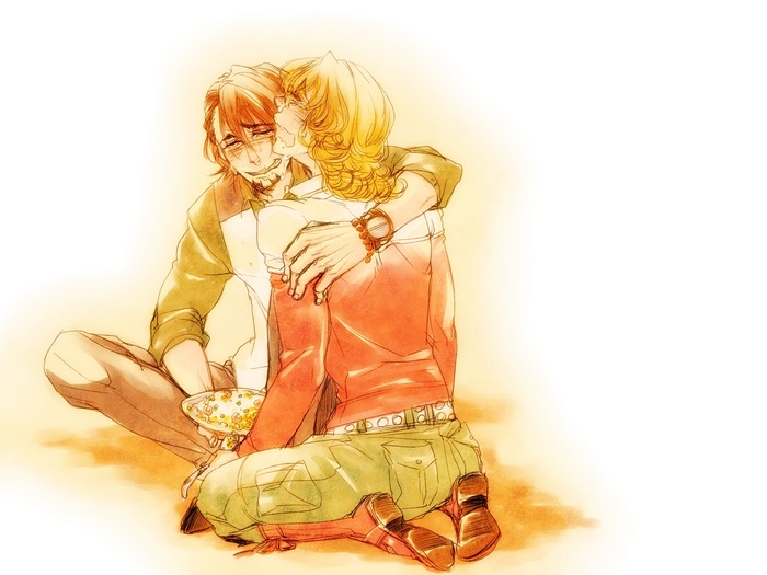 Kotetsu T. Kaburagi and Barnaby Brooks Jr. from Tiger and Bunny
