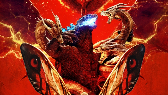 Godzilla and King Ghidorah 4K Scene